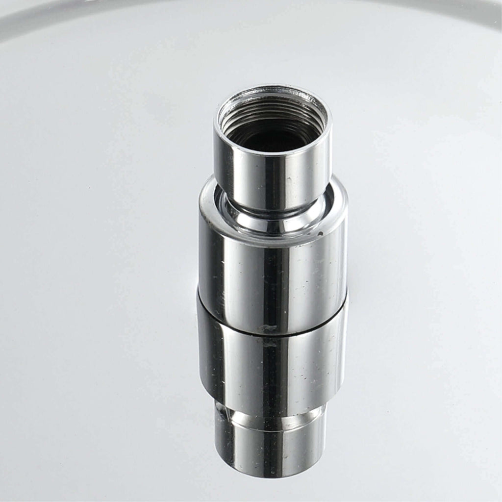 Round ultra slim shower head stainless steel 300mm - chrome