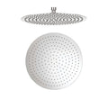 Round ultra slim shower head stainless steel 400mm - chrome