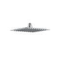 Square ultra slim shower head stainless steel 200mm - chrome