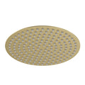 Round ultra slim shower head stainless steel 300mm - brushed brass
