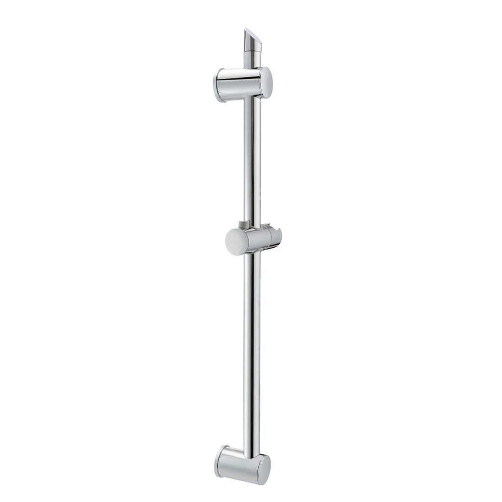 Adjustable sliding shower rail - chrome
