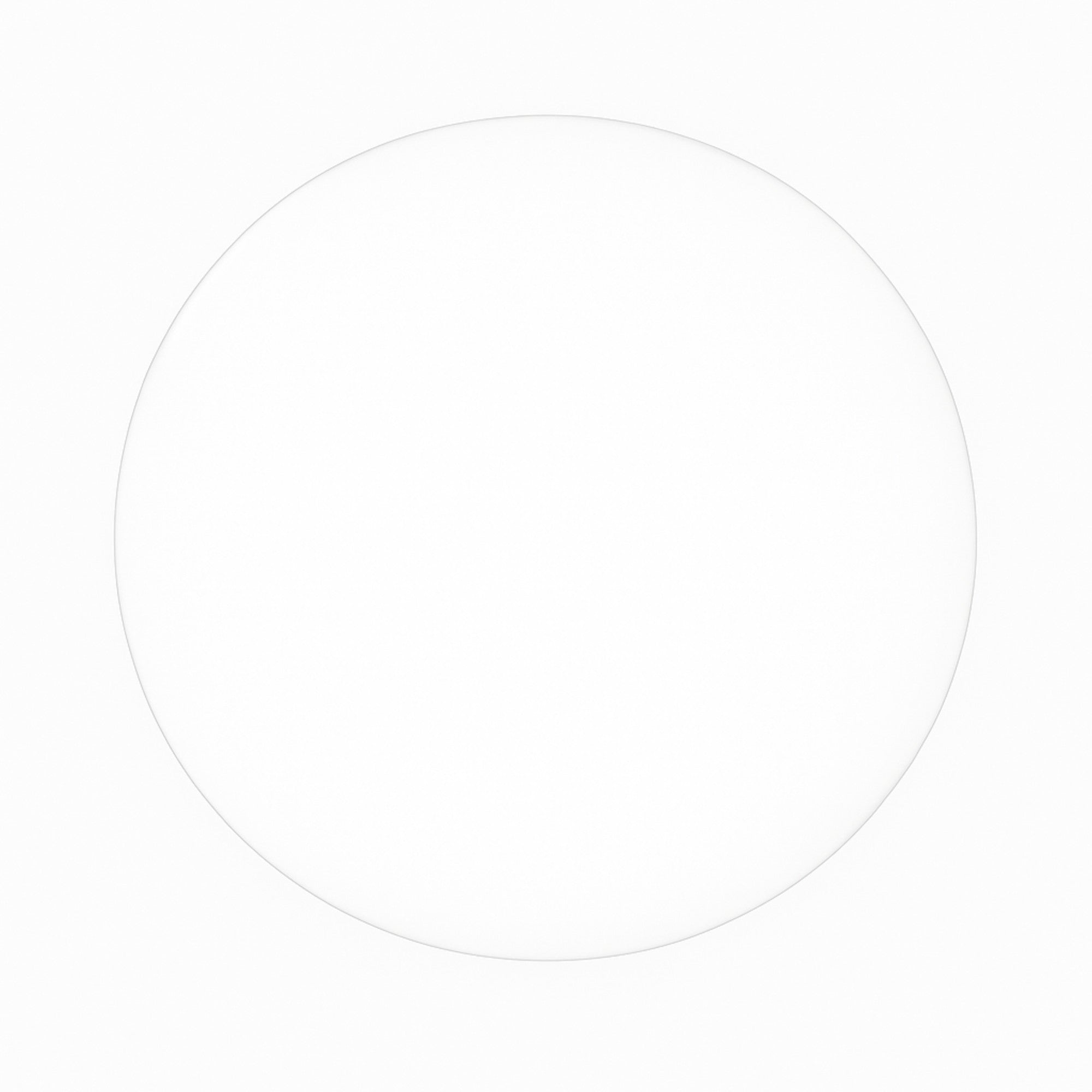 Plain ceramic indicator for Edwardian range - white
