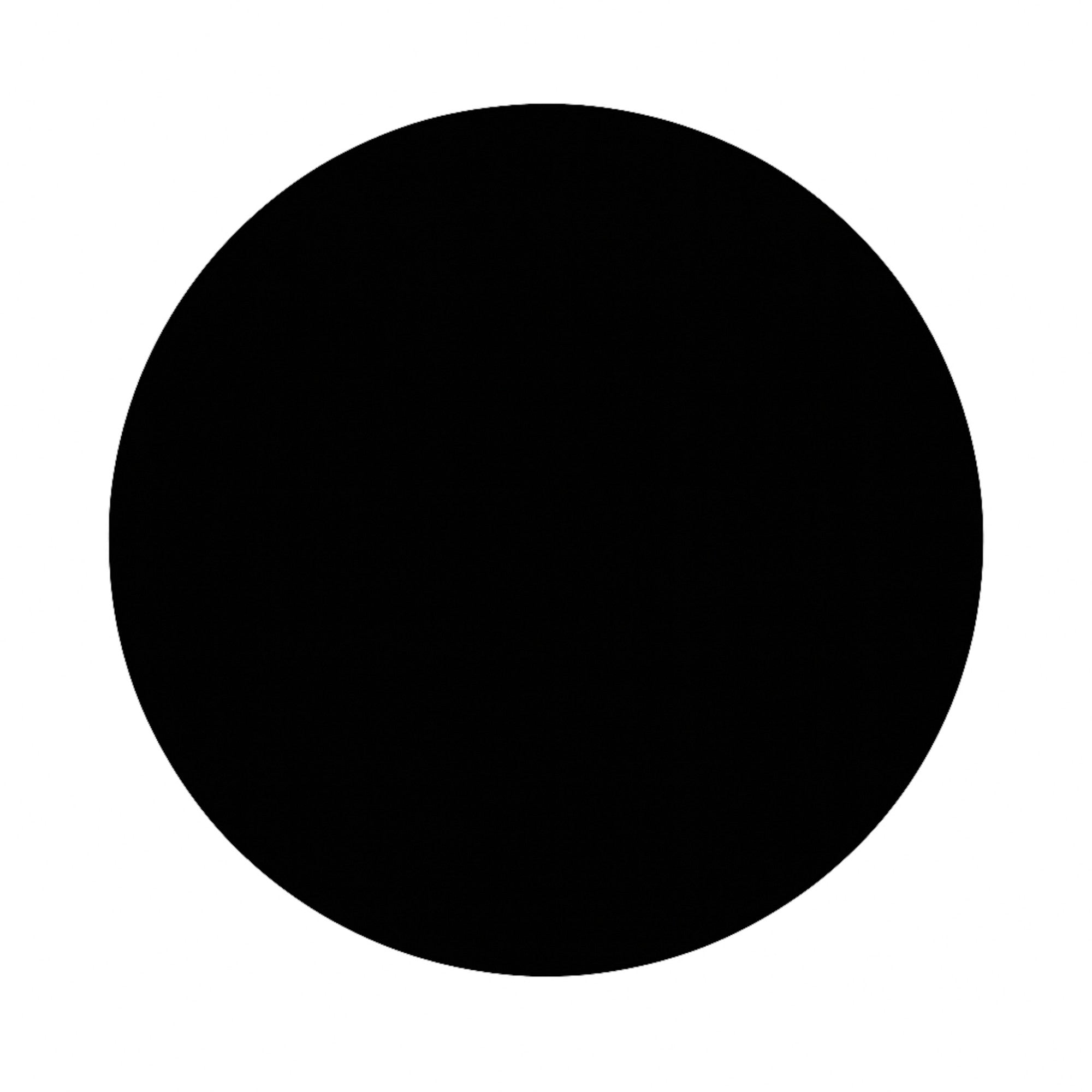 Plain ceramic indicator for Edwardian range - black