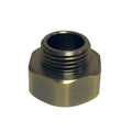 Shower reducer 3/4" female to 1/2" male - antique brass