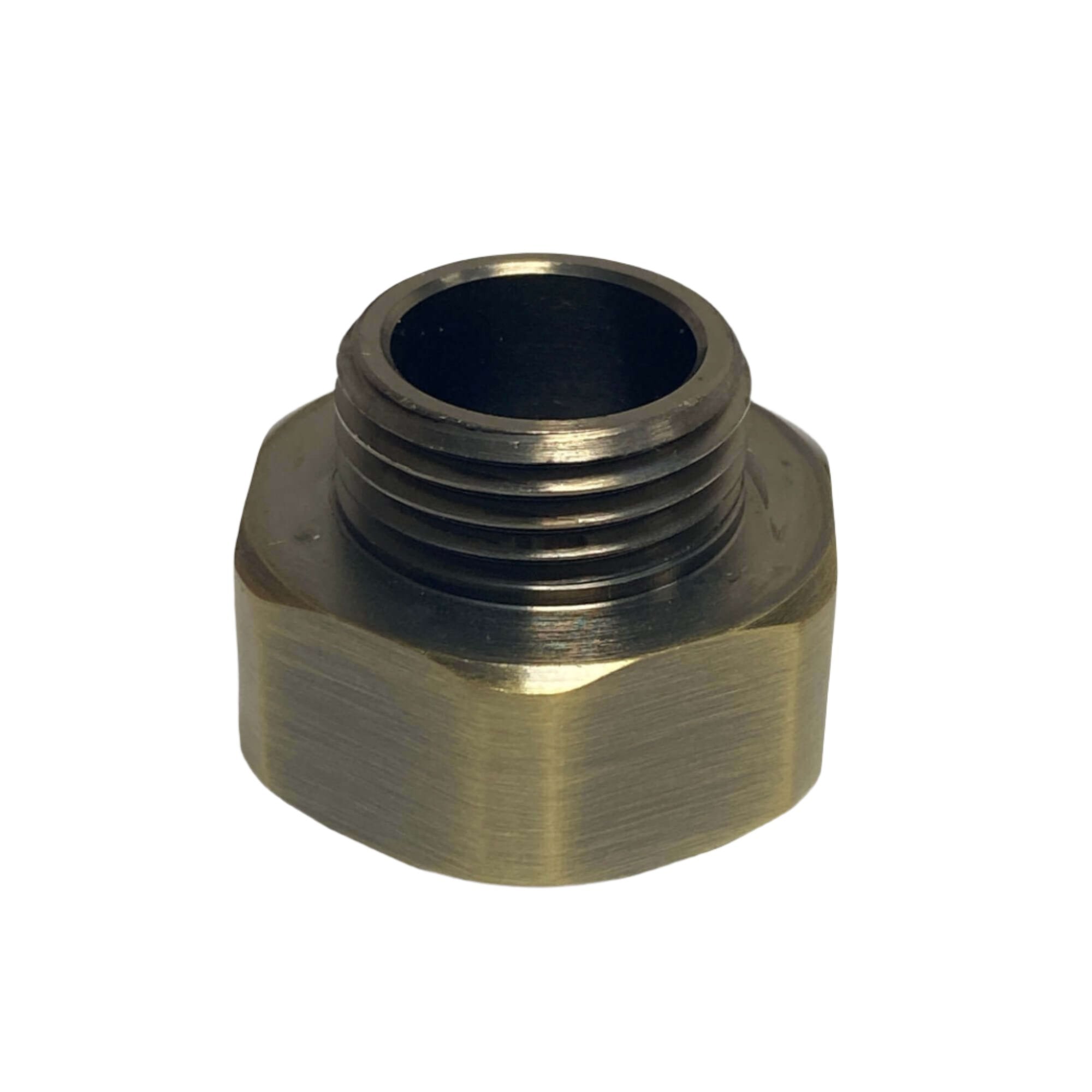 Shower reducer 3/4" female to 1/2" male - antique brass