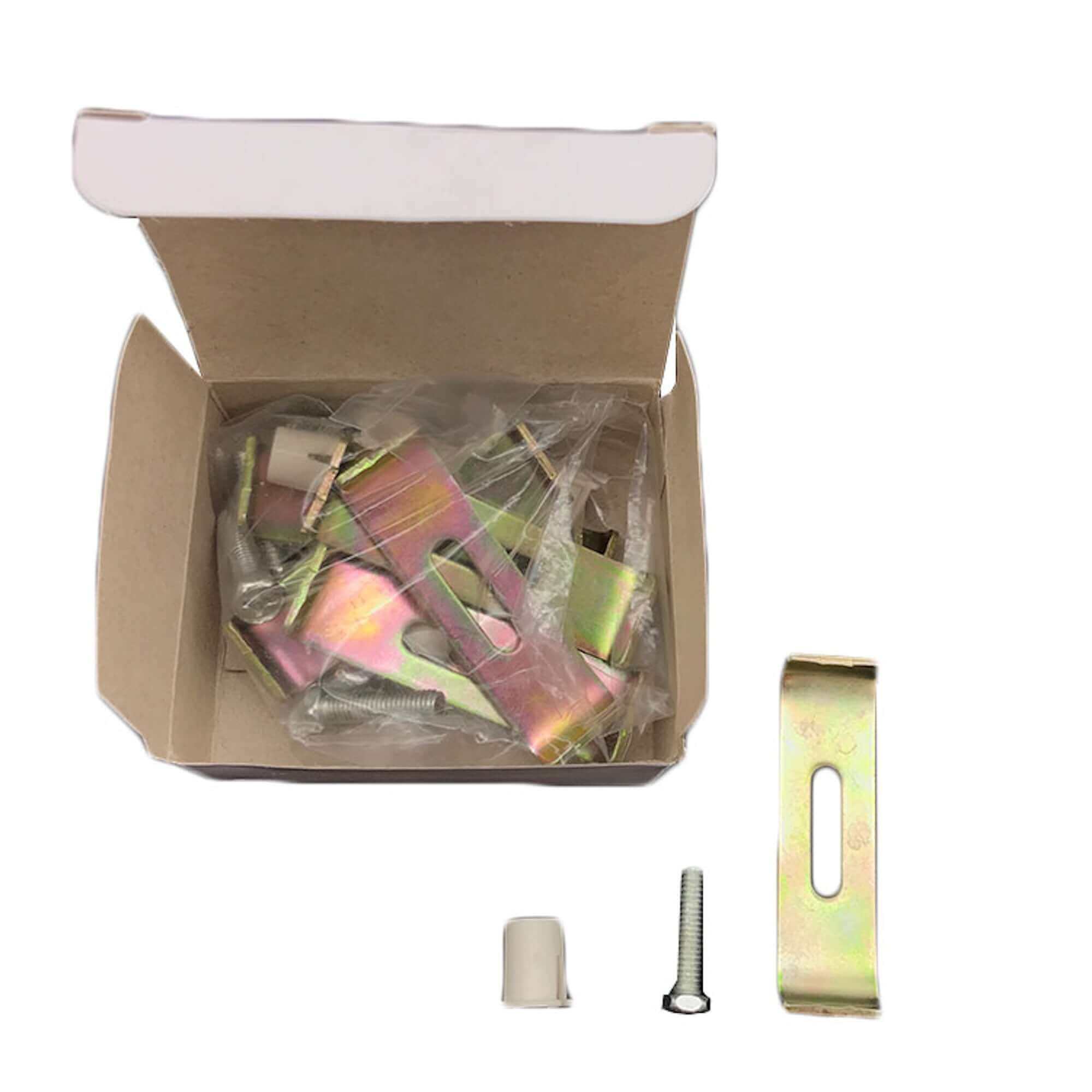 Stainless steel undermount kitchen sink fixing clip kit - 8 pack