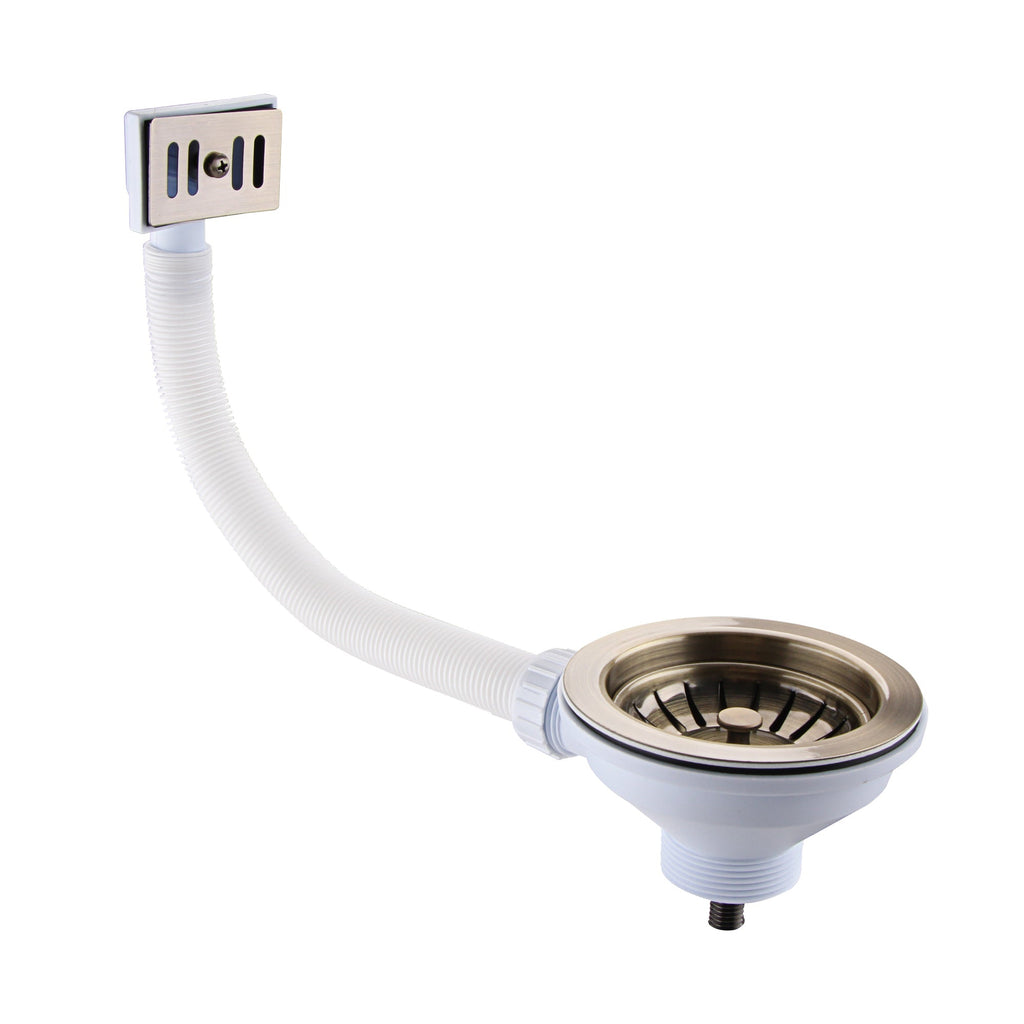 Universal sink waste - antique brass