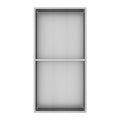 Shower Niche 600 x 300 - Brushed Steel