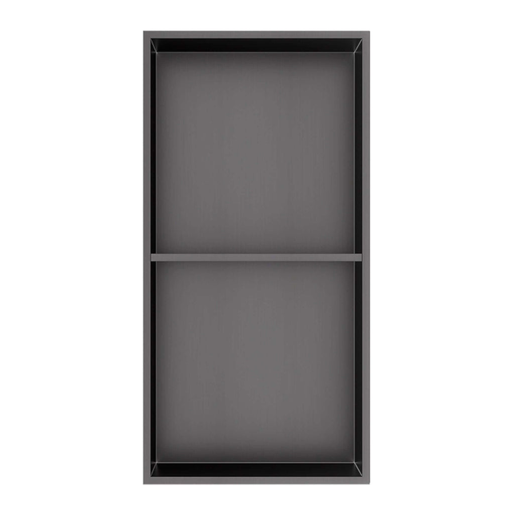 Shower Niche 600 x 300 - Gunmetal Grey