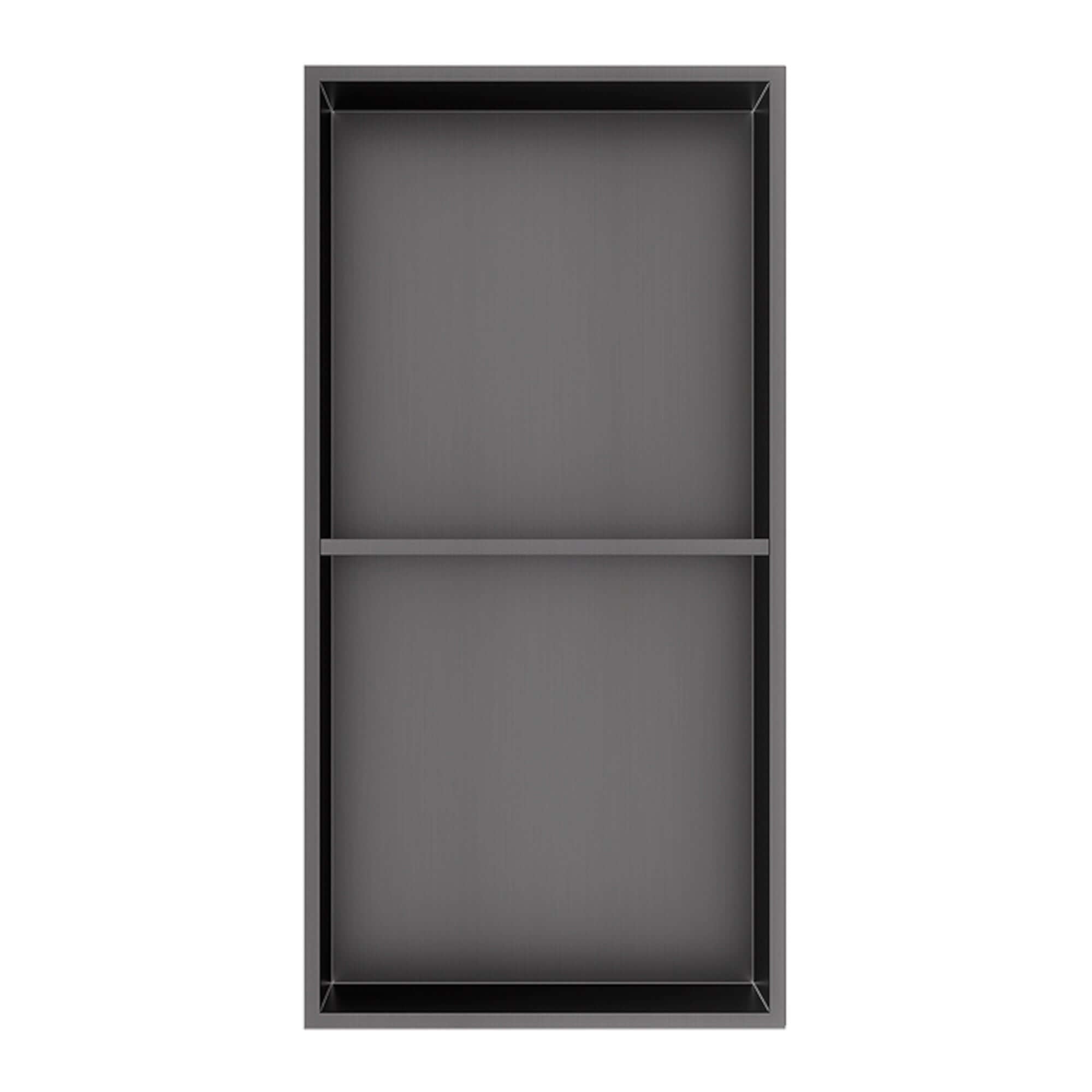Shower Niche 600 x 300 - Gunmetal Grey