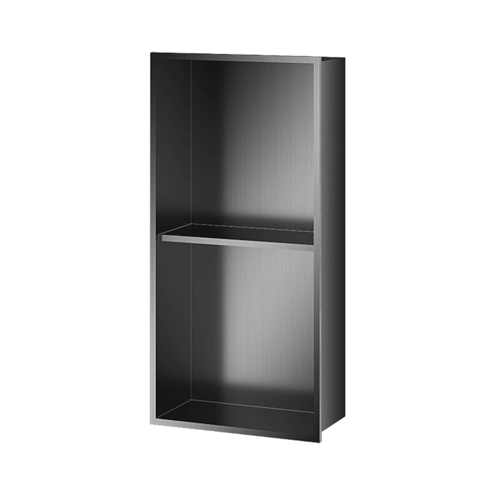 Shower Niche 600 x 300 - Gunmetal Grey