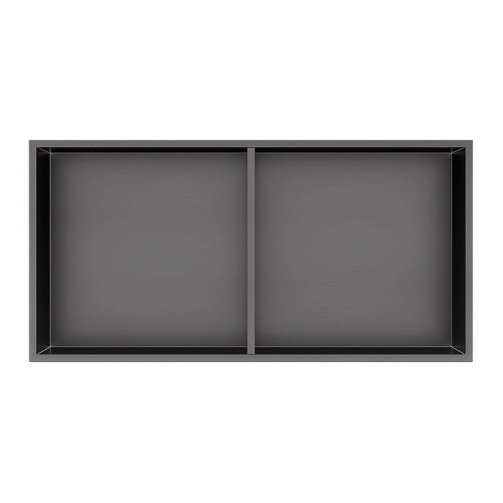 Shower Niche 600 x 300 - Gunmetal Grey