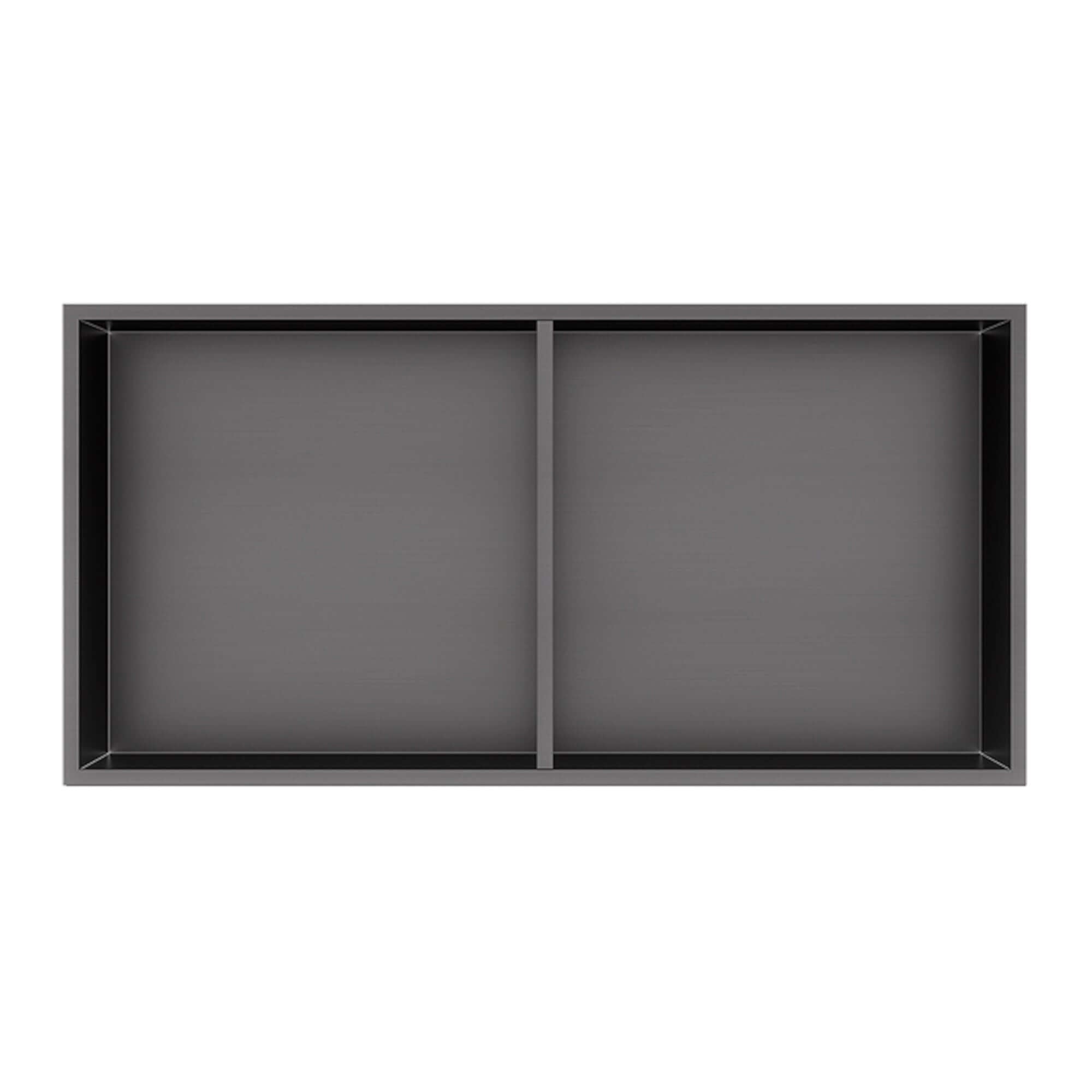 Shower Niche 600 x 300 - Gunmetal Grey