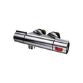 Haven horizontal thermostatic bar shower mixer valve with 45mm fixing centres - chrome
