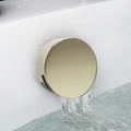 Round Bath Filler with Easy Clean Sprung Waste & Overflow - Gold