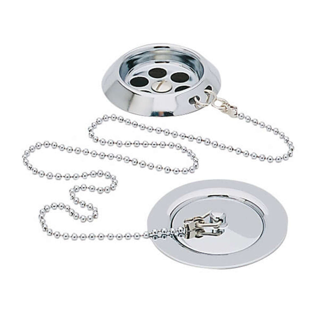 Roll top bath pack incl. exposed bath waste, shrouds and bath trap - chrome