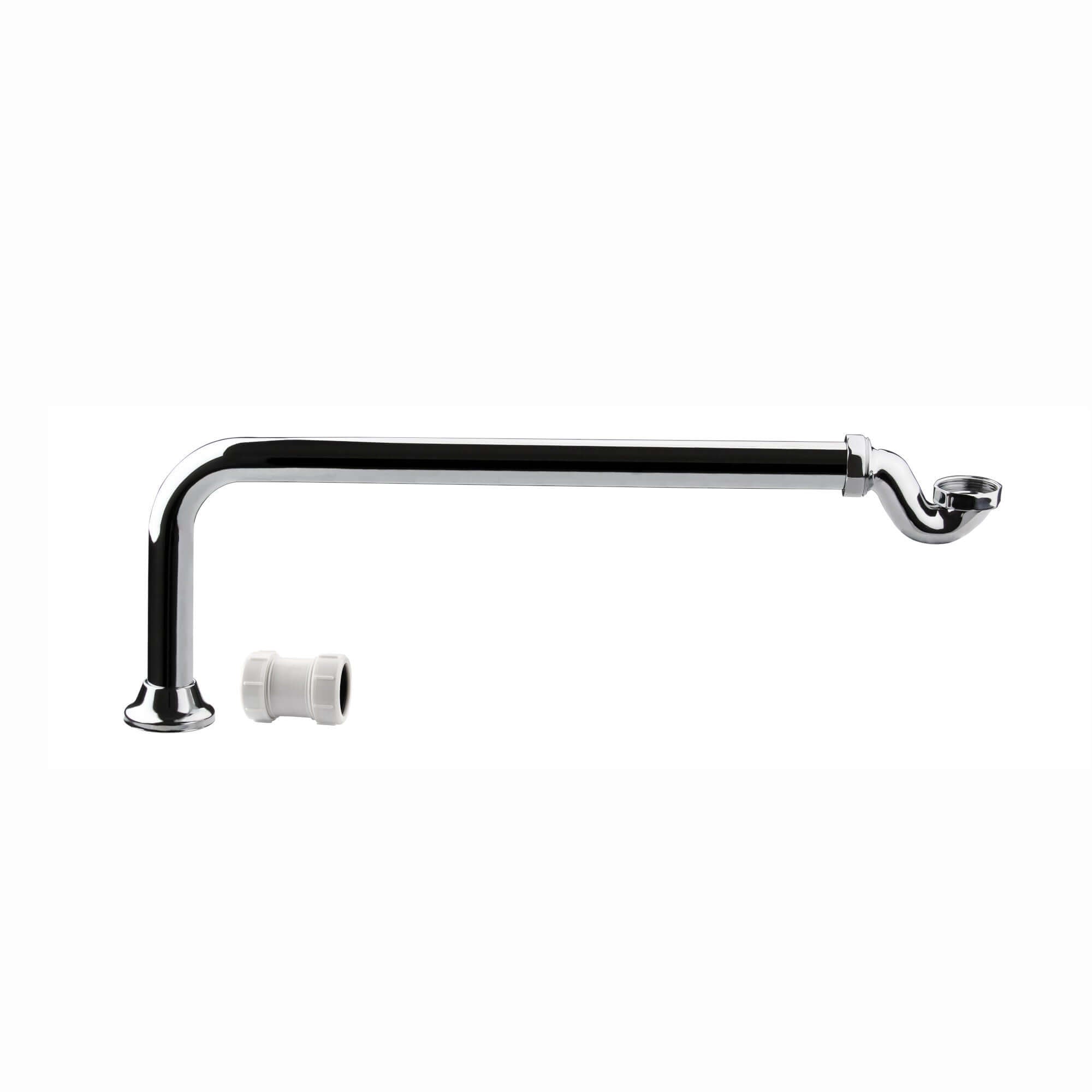 Roll top bath pack incl. exposed bath waste, shrouds and bath trap - chrome