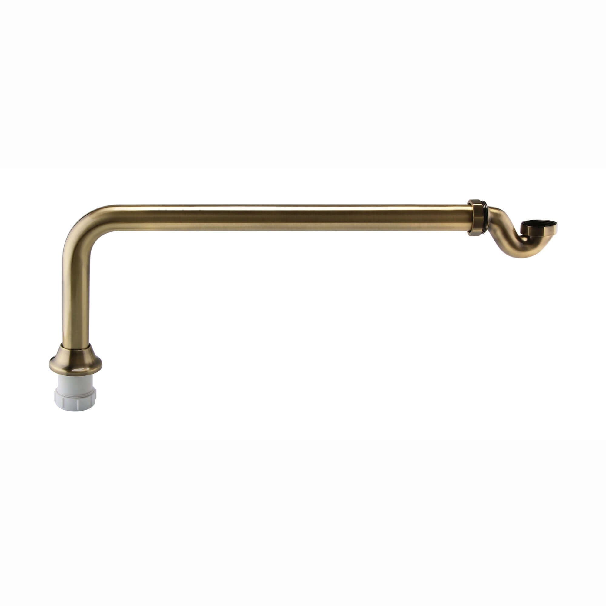 Roll top bath pack incl. exposed bath waste, shrouds and bath trap - antique brass