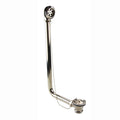 Traditional Exposed Bath Retainer Waste & Ball Chain Plug with Overflow - Gold