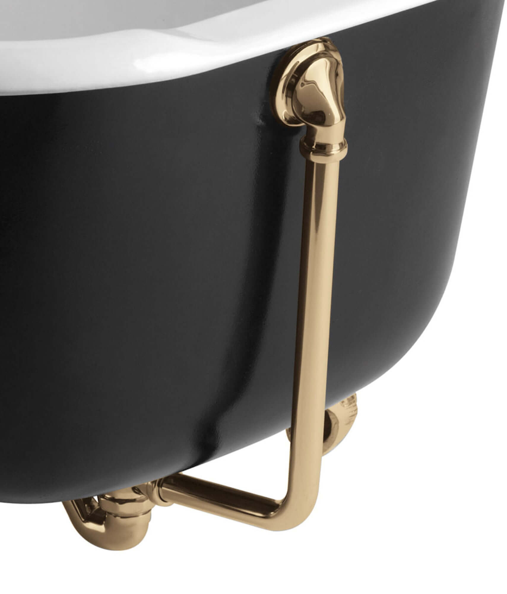 Traditional Exposed Bath Retainer Waste & Ball Chain Plug with Overflow - Gold