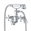 Beaumont Chrome Traditional Bath Shower Mixer Tap Crosshead