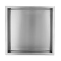 Shower Niche 300 x 300 - Brushed Steel