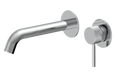 Alderley fluted wall mounted basin mixer with EZ box - chrome