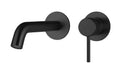 Alderley fluted wall mounted basin mixer with EZ box - matt black