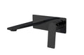 Skye wall mounted basin mixer with EZ box - matt black