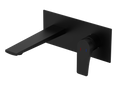 Pelham wall mounted basin mixer with EZ box - matt black