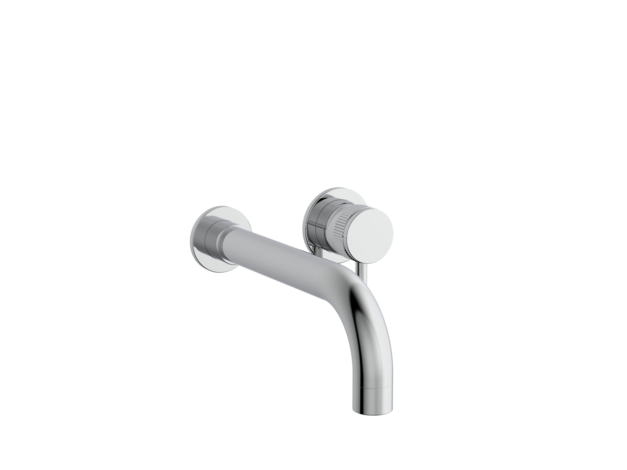 Kelso Wall mounted basin mono mixer - Chrome