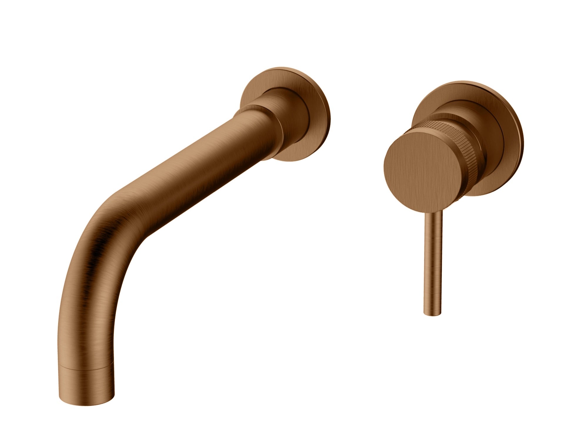 Kelso Wall mounted basin mono mixer - Bronze