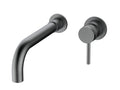 Kelso Wall mounted basin mono mixer - Gunmetal Grey