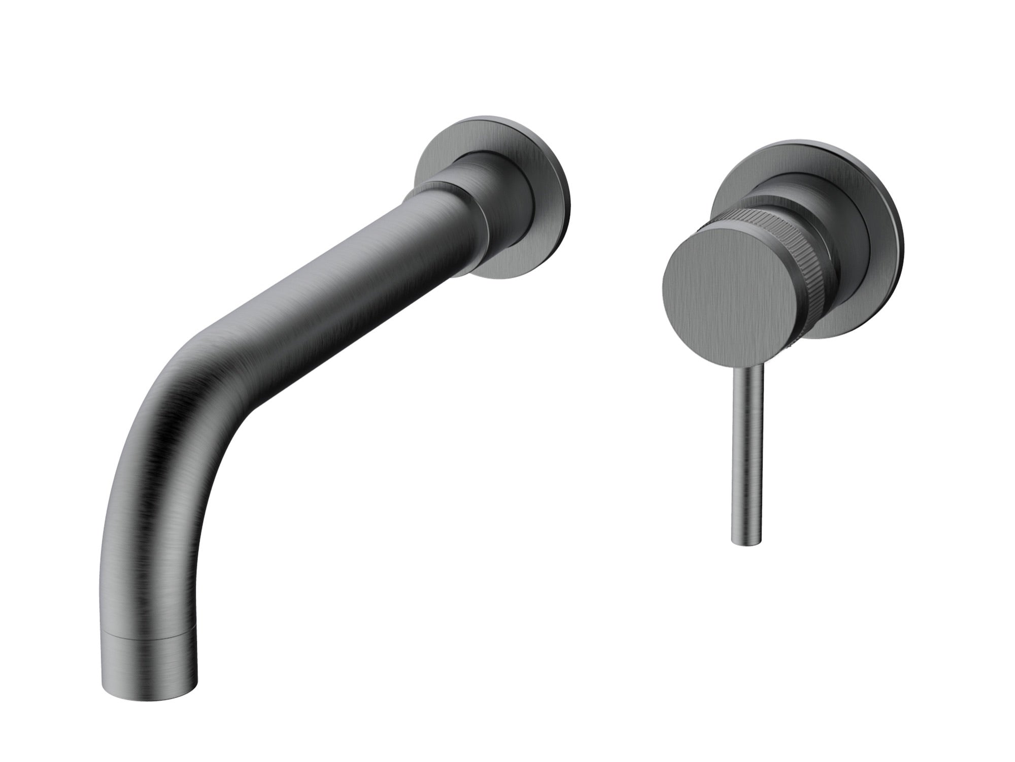 Kelso Wall mounted basin mono mixer - Gunmetal Grey