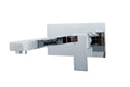Eastcombe Wall Mounted Basin Mixer - Chrome