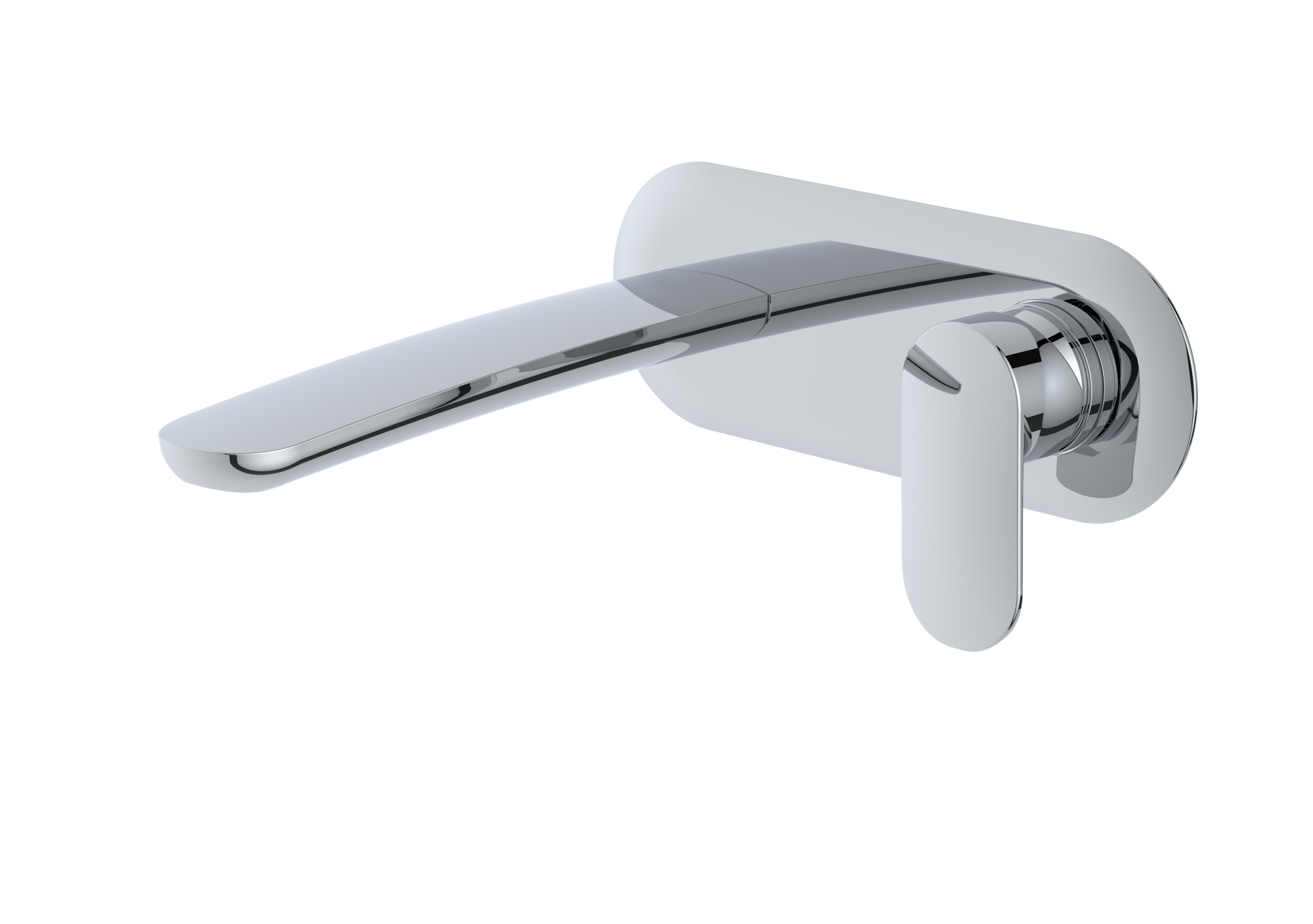 Milbourne Wall mounted basin mono mixer - Chrome