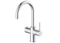 Etna 3-in-1 single lever boiler kitchen sink mixer - chrome