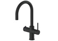 Etna 4-in-1 single lever boiler kitchen sink mixer - matt black