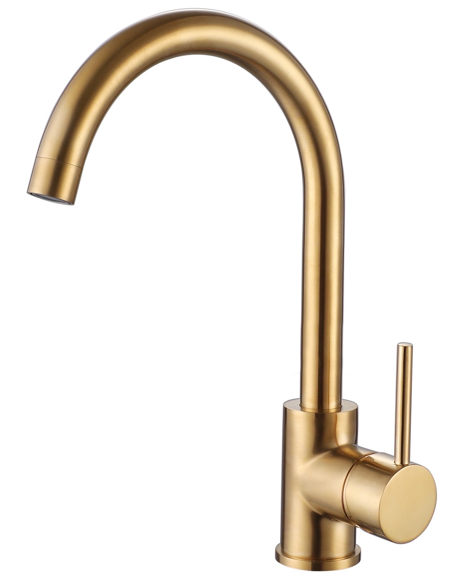 Marlow kitchen sink mixer - brushed brass