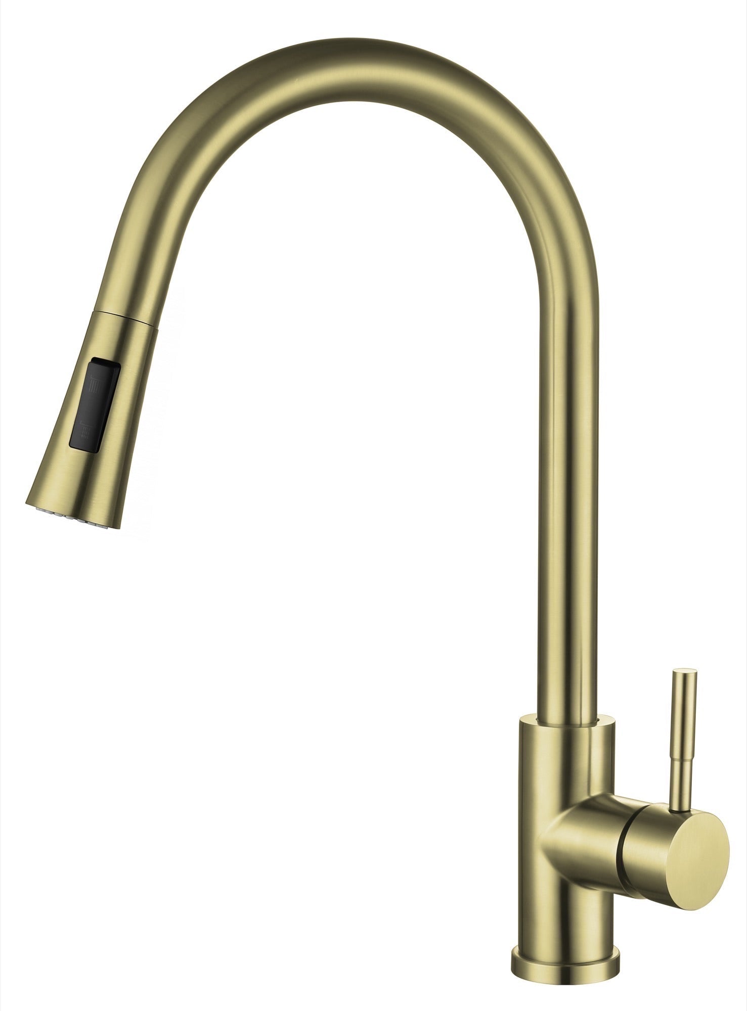 Marlow pull out kitchen sink mixer - brushed brass
