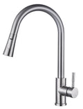 Marlow pull out kitchen sink mixer - stainless steel