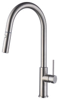 Marlow easy fit pull out kitchen sink mixer - stainless steel