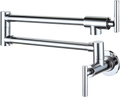 Porter wall mounted pot filler kitchen sink mixers - chrome