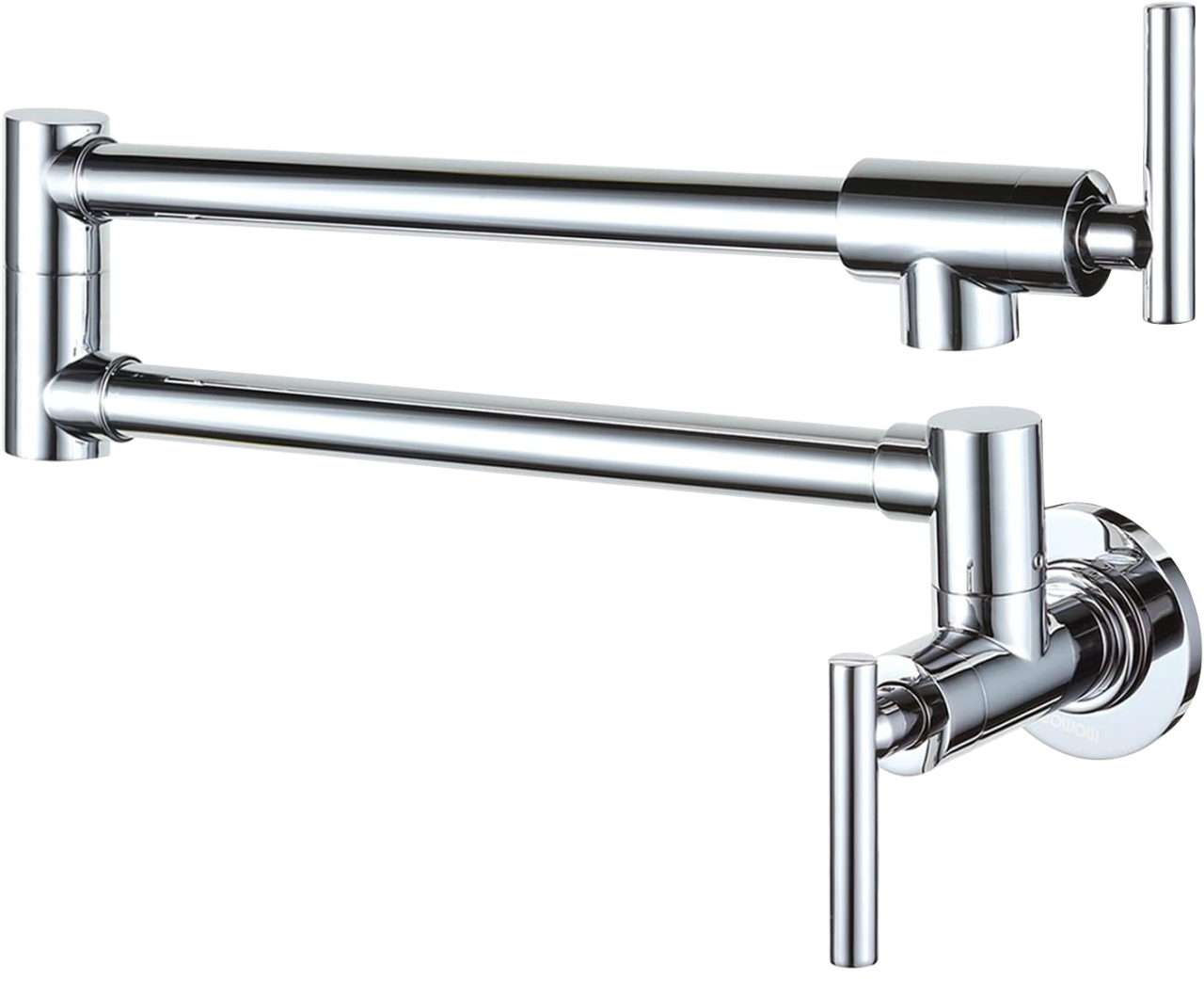 Porter wall mounted pot filler kitchen sink mixers - chrome