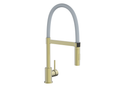 Marlow pull out kitchen sink mixer - brushed brass