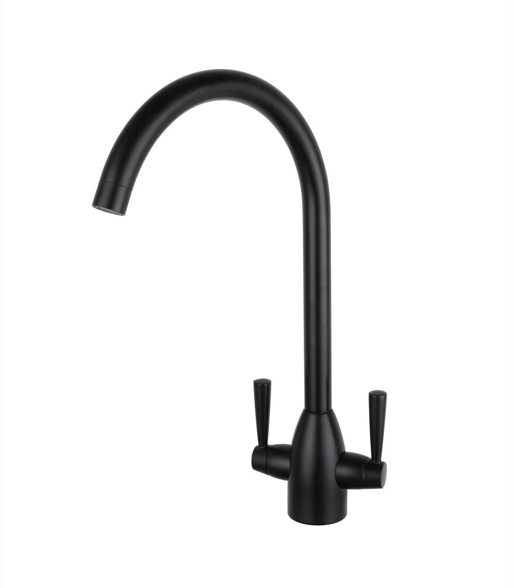 Marlow kitchen sink mixer - matt black