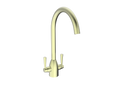 Marlow kitchen sink mixer - brushed brass