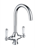 Wenlock traditional kitchen sink mixer - chrome