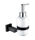 Axbridge Soap dispenser and holder - Matt Black