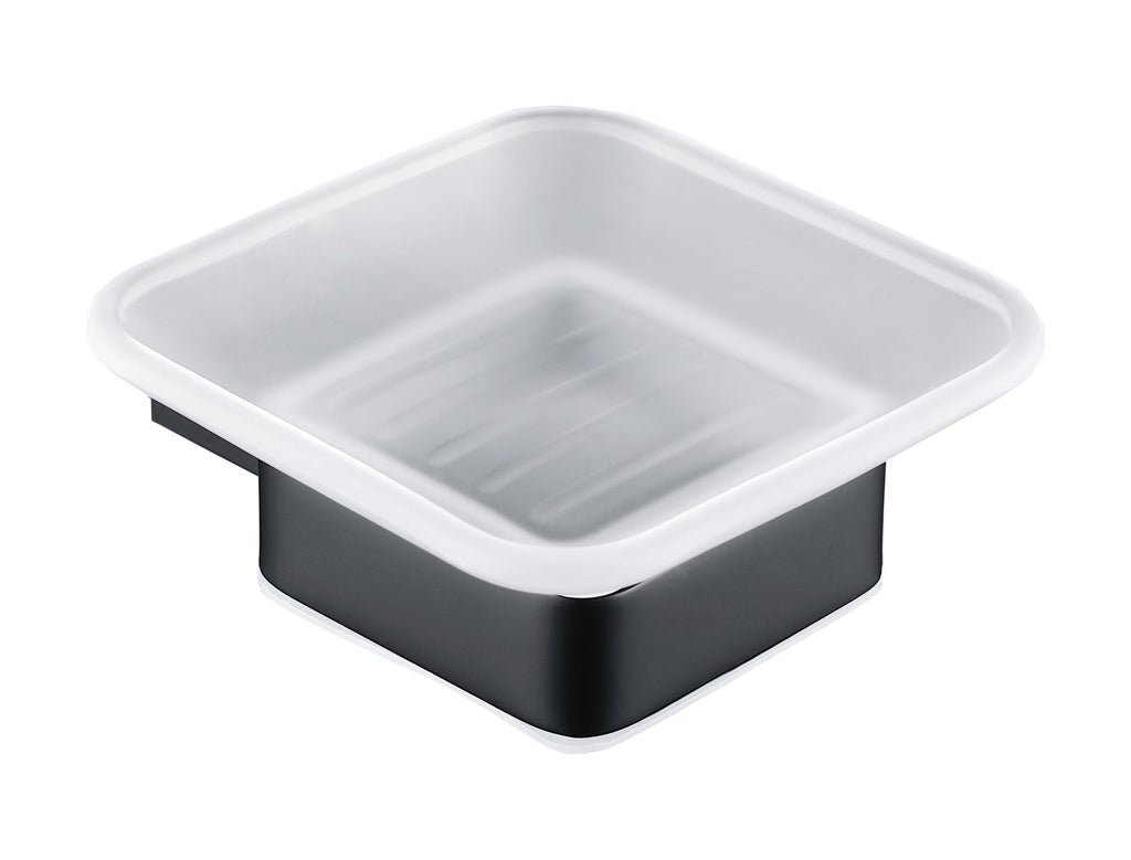 Denby Soap dish & holder - Matt Black